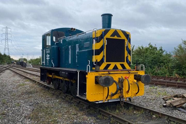 Diesel locomotive 03078 visiting from the North Tyneside Railway