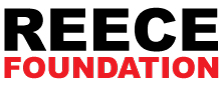 Logo with the words 'Reece Foundation' in bold black and red text.